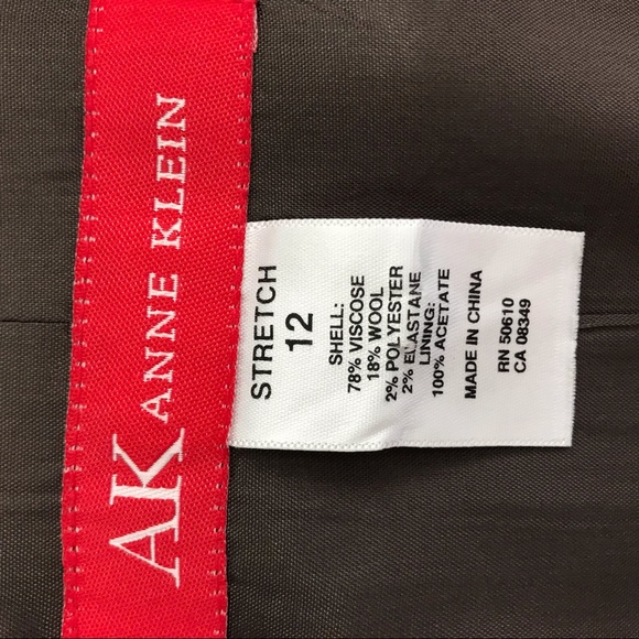 Grey Stripe Anne Klein Blazer - Picture 6 of 8